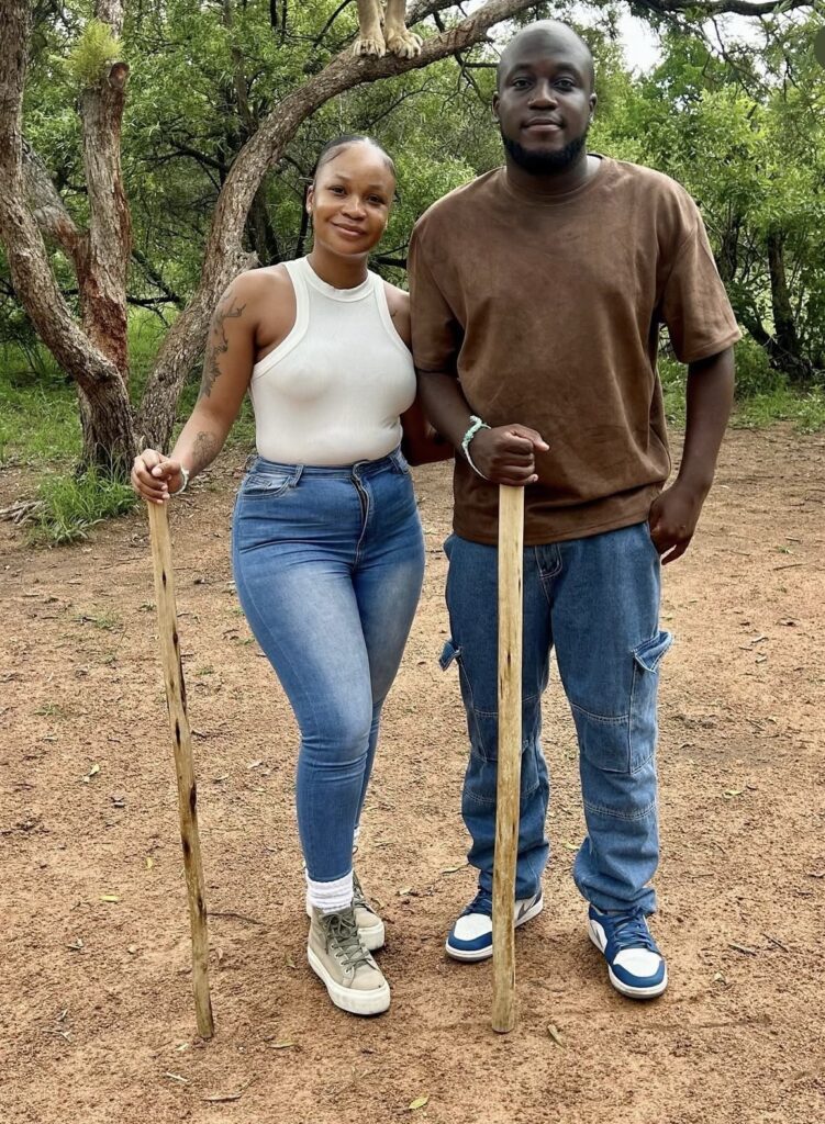 Former BBMzansi season 3 housemate Quvie with her hubby
