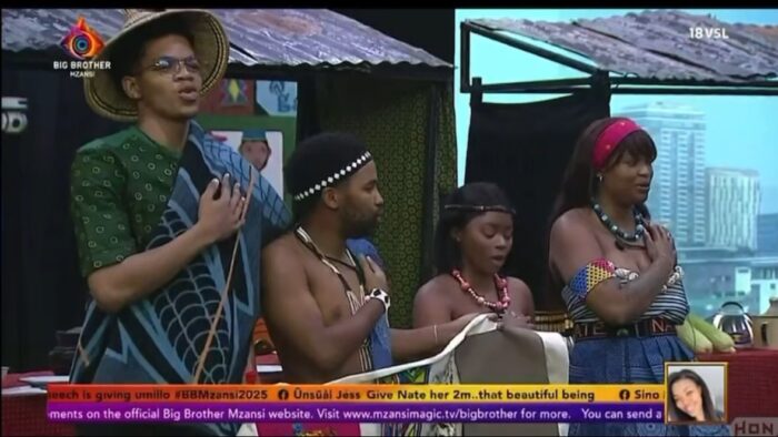 jojo and Beekay during big brother mzansi umlilo