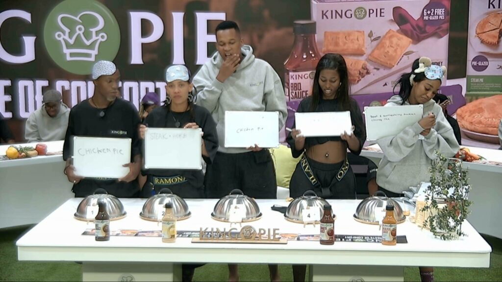 king pie task challenge on day 16 inside the bbmzansi 2026 house