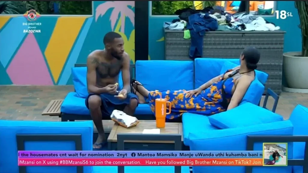 Trixie and que talking about their relationship 