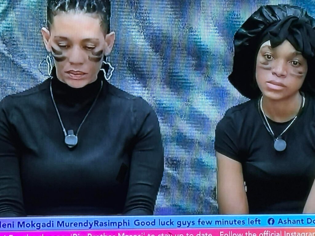 Ramona and Thandeka sidelined from the wager presentation 