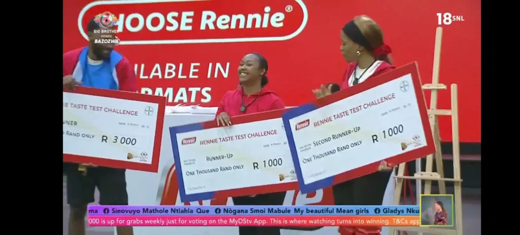 Didi, que and Trixie win in the Rennie Task challenge