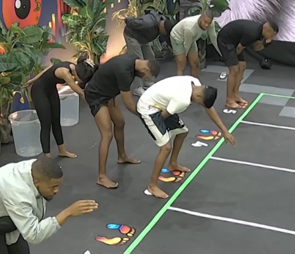 The elephant formation performed during the head of house challenge